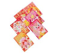 Housoutil 120 Pezzi Buste Rosse Lucky Money Cavallo Lunare Bustine Piccole per Matrimonio e Festività