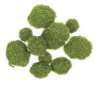 Housoutil 12pezzi Pietre Finte Muschio Artificiale Decorazione Giardino Rocce Imitate per Aiuole e Pareti Materiale Simulato Testurizzato per Decorazioni DIY e Ambienti Esterni