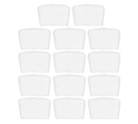 Housoutil 14 Pezzi Punte di Ricambio in Plastica per Pinze Vetro Copri Punte Protettivi Trasparenti per Pinze con Mascelle Piatte Accessori per Lavori Vetro Macchiato e Installazione