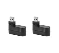 Housoutil 2 Pezzi 3 Hub Maschio-Femmina Ruotabile Di 180° Hub Per Cavo Hub Per Computer Adattatori Da Viaggio Splitter Per Cavo Mini Adattatore Di Ricarica Per Laptop Mini Hub Multi-Porta