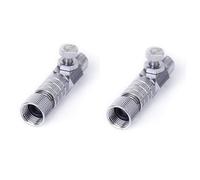 Housoutil 2 Pezzi Airbrush Quick Release Coupler con Controllo Aria Sgancio per Aerografi Iwata Master Arresto Automatico Aria al Disconnettere