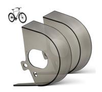 Housoutil 2 Pezzi Chain Guard Cover per Bici Copertura Catena Bici Plastico Nero Installazione Facile e Mountain Bike