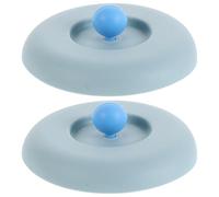 Housoutil 2 Pezzi Coperchi per Tazze in Silicone Morbido Rotondo, Riutilizzabili e Resistenti al Calore, Design Carino per Coprire Tazze e Bicchieri in Cucina