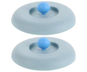 Housoutil 2 Pezzi Coperchi per Tazze in Silicone Morbido Rotondo, Riutilizzabili e Resistenti al Calore, Design Carino per Coprire Tazze e Bicchieri in Cucina