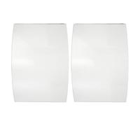 Housoutil 2 Pezzi Lente Protettiva Sostitutiva per Cappuccio di Sabbiatura in Vetro Resistente All'usura Visiera Trasparente per di Molatura e Verniciatura