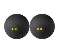 Housoutil 2 Pezzi Palla da Squash Piccola in Gomma Nera ad Alta Elasticità per Allenamento Indoor, Strumento Versatile per Migliorare Le Abilità di Reazione di Adolescenti e Adulti
