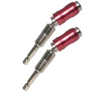 Housoutil 2 Pezzi Portainserti Magnetico Girevole, Prolunga per Punte da Trapano e Cacciavite, Acciaio al Cromo-vanadio, Attacco Esagonale 1/4", Angolo 0-20°, Coppia 35n·m,