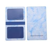 Housoutil 2 Pezzi Protettive PU per Passaporti e Carte Identità Design e Leggero Organizzatori Documenti per Viaggi e Conservazione Marble