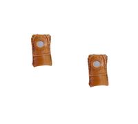 Housoutil 2 Pezzi Protezione Dito Cucito in Toppa Piccola per Cucire Ricamo e Trapuntatura per Sarta Accessori Cucito Antiscivolo e Comfort Ergonomico