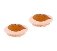 Housoutil 2 Pezzi Spazzola Da Bagno Per Bambini in Silicone Spazzola Da Doccia Spazzola Per La Schiena Strumento Da Bagno Per Bambini Bambini