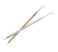 Housoutil 2 Pz Bastoncino Per Ciglia Strumento Di Sollevamento Strumento Separatore Pettine Per Asta Per Sollevamento Ciglia Asta Separatore Di Ciglia Metallo Forniture Acciaio Inossidabile