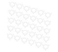 Housoutil 2 Set Di Paralumi Da E27 A E14 Convertitore Di Paralume in Plastica Robusta Installazione Rapida Per Casa E Attività Commerciale 50 Pezzi*2