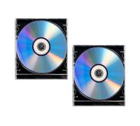 Housoutil 2 Set Dischi Dvd-r Registrabili con Custodia Jewel Case, Plastico Resistente, Alta Capacità di Archiviazione per Progetti e Registrazioni Telefoniche Aziendali