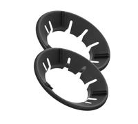 Housoutil 2 Set Parabrezza Stufa Elettrica Portatile Elettrico Piatto Friggitrice Piroscafo Wok Fornello Riscaldamento Utensile Supporto Piani Cottura Protettore Smalto Black 2 Pezzi*2