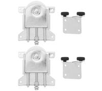 Housoutil 2 Set ruota porta scorrevole Rullo per porte del guardaroba mobili rulli per porte scorrevoli