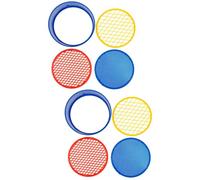 Housoutil 2 Set Setaccio per Terreno da Giardino in Plastica 3 Reti Intercambiabili, Setaccio a Maglie Fitte Rotondo, Utensile Manuale per Filtrare Pietre e Detriti, per Giardinaggio