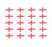 Housoutil 20 Bandiere Piccole Inglesi da Segnalazione Manuale Bandiere Portatili Leggere per Eventi Sportivi e Decorazioni Patriottiche Set Riutilizzabile per Feste Nazionali e Parate