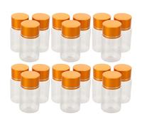 Housoutil 20 Pezzi Bottiglie di Plastica Ermetiche 20ml in Pet per Polveri e Medicinali con Chiusura Sigillata e Visibilità Trasparente per Conservazione Domestica da Viaggio