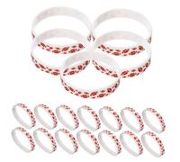 Housoutil 20 Pezzi di Braccialetti da Rugby Braccialetti da Polso Cinturini da Polso Braccialetti da Rugby Decorativi Braccialetti da Polso A Tema Rugby Braccialetti Eleganti