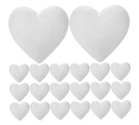 Housoutil 20 Pezzi di Cuori Bomboniere Artigianali Palline Decorative Finte Morbide per Adulti Riutilizzabili Ghirlande Artificiali di in Polistirolo Spesso per Matrimoni
