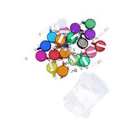 Housoutil 20 Pezzi Portabadge Retrattile con Clip per Identificative e Custodie Id PVC Colori per Uffici e Studenti Colore Casuale