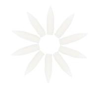 Housoutil 20 Pezzi Punte Ricambio Morbide per Acrilici Punte Sottili per Linee Precise Facile Sostituzione per e Designer Compatibili con Vari Acrilici