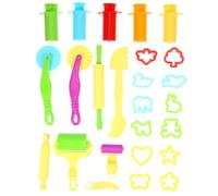 Housoutil 20 Pezzi Strumenti per Estrusori Colorati Casuali per Modellare Animali in Pasta Modellabile Kit Creativo DIY per Giochi Plastilina Colore Casuale Colore Casuale