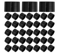 Housoutil 20 Pezzi Tappi di Ricambio per Bottiglie di Olio Essenziale 28Mm con Foro Coperchi in PP Neri Lisci Chiusura Ermetica per Aromaterapia e Conservazione Sicura degli Oli