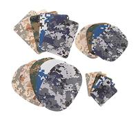 Housoutil 20 Pezzi Toppe Termoadesive Stile Camouflage Toppe Decorative per Riparazione e Decorazione Abbigliamento per Borse e