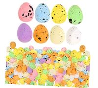 Housoutil 200 Pezzi Uova di Uccelli Artificiali Uova Decorative Artificiale Riempito Arredamento Decorazione Decorazioni di Uova di Pasqua Decorare Le Uova di Pasqua Schiuma