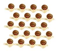 Housoutil 20pezzi Portalampada in Rame Attacco Vite Supporto Lampadina Per Esperimenti Domestici e Test Elettrici