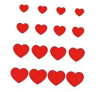 Housoutil 24 pezzi Toppe Cuore Ricamate per Abbigliamento e Accessori Decorazioni Fai da Te per Borse e Scarpe per Creazioni Artigianali e Stile Personale