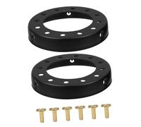 Housoutil 2pezzi Anello Di Copertura Del Paralume Parti Della Lampada Anello Di Copertura Del Paralume Della Lampada Da Soffitto Metallo Di Superficie Antica Resistente