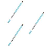 Housoutil 3 Pezzi 2 1 Penna Capacitiva Per Touchscreen Penna in Metallo Per Telefono Tablet Stilo Universale Design Leggero E Sottile Per Disegnare E Prendere Appunti