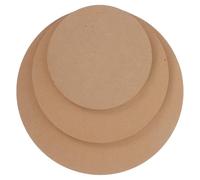 Housoutil 3 Pezzi Stampi in Legno Densità per Ceramica Rotondi Supporti Resistenti per Tornio Terracotta Utensili Te per Modellare Argilla e Sculture Pottery