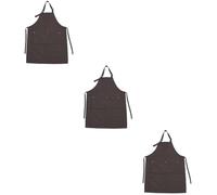 Housoutil 3 Pz cucina grembiule stilista da salone shampoo colorante per per donna da uomo grembiule da lavoro grembiule senza maniche maggiore da lavoro Opera