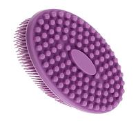Housoutil 3 Pz pennello in silicone per bambini scrubber per la schiena in luffa spazzola per infantile massaggiatore cuoio capelluto spazzola da bagno in silicone