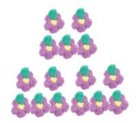 Housoutil 3 Set Accessori Floreali Accessori per Vestiti Floreali Decorazioni per Matrimoni Toppe per Vestiti A Forma all'Uncinetto per 5 Pezzi * 3 Colore Casuale