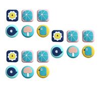 Housoutil 3 Set Fermaporta Silicone con Design Cartoon Protezione per Maniglie E Danni E Nascondi Imperfezioni Accessorio per Casa 6 Pezzi*3