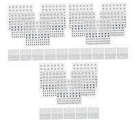Housoutil 3 Set Patch per Trapano Viso Gioielli Perle Strass Retro Piatto Gioiello Se Stesso Gemma del Viso Adesivi per Il Viso di Strass Adesivi con Strass per Il Corpo Acrilico 10 Fogli*3