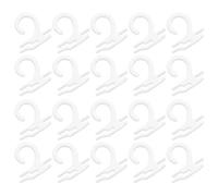 Housoutil 300 Ganci Trasparenti in Plastica per Esposizione Calzini, Sciarpe e Biancheria Intima, Piccoli Ganci Compatti per al Dettaglio, Resistenti e Salvaspazio per Negozi e