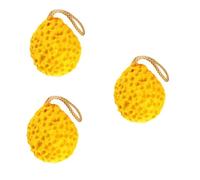 Housoutil 3pezzi Esfoliante Per Del e Del Colore Giallo Design e Portatile Per