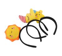 Housoutil 3pezzi Fascia per Capelli Sole Stella e Copricapo Creativo per Ragazze e Donne Accessori per Feste e Party Fascia da Compleanno Decorazioni Stellari