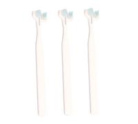 Housoutil 3pezzi Spazzolino Denti per Cani Piccolo Morbido Manuale per Animali Domestici Testina Piccola Portatile per Pulizia Orale dei Cani