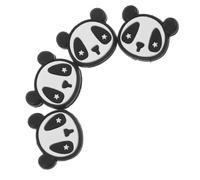 Housoutil 4 Pezzi Ammortizzatore Tennis a Tema Panda in Silicone | Disegno Panda, Assorbimento Urti Confortevole, Adatto alle Corde della Racchetta, Design Animale