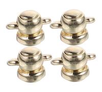 Housoutil 4 Pezzi Anello a d in Metallo Alluminio Borse Accessori Anelli a d per Tracolle D Anelli per Borsa Rivet in Pelle Perno per Rivetto della Cassa Lega di Zinco Golden