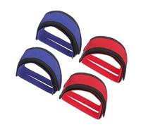 Housoutil 4 Pezzi Cinghie per Pedali da Bicicletta in Nailon Resistente All'usura Chiusura Hook And Loop, per Ciclismo e Routine Fitness per Adulti