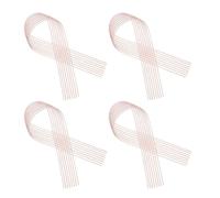 Housoutil 4 Pezzi Cinturino Elastico Rinforzato per Scarpe da Punta Rosa per Danza Classica, Fascia Elastica in Gomma per Rotazioni Fluide e Salti, per Spettacoli sul Palco