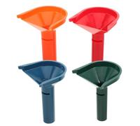 Housoutil 4 Pezzi Imbuto per Separazione Monete Forma a Imbuto Larga in Plastica Design Salvaspazio e Struttura Stabile Inclinata, per Cassetti Portaoggetti e Banche