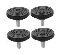 Housoutil 4 pezzi Livellanti per Pad Antiscivolo Regolabile Gomma per Antivibrazione Facile Installazione per Livellamento per Esercizi e Arredamento